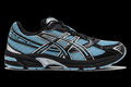 ASICS GEL-1130 blue black on black background
