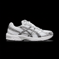 ASICS Gel 1130 White Pure Silver Black - Black Background
