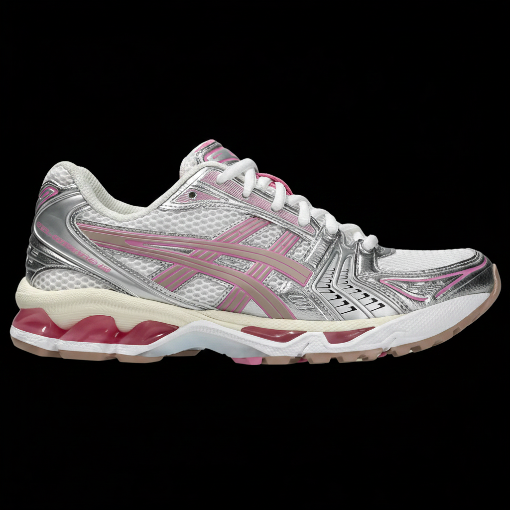 ASICS Gel Kayano 14 black background
