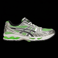 ASICS Gel Kayano 14 Bright Lime black background