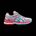 ASICS sneaker black background