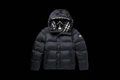 Burberry Puffer Jacket Black Background